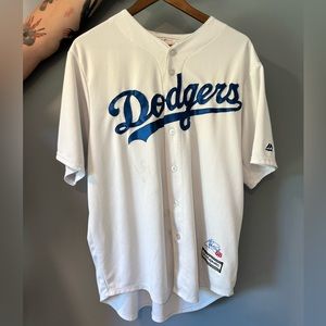 DODGERS JERSEY. Yasiel Puig, 66. Used.